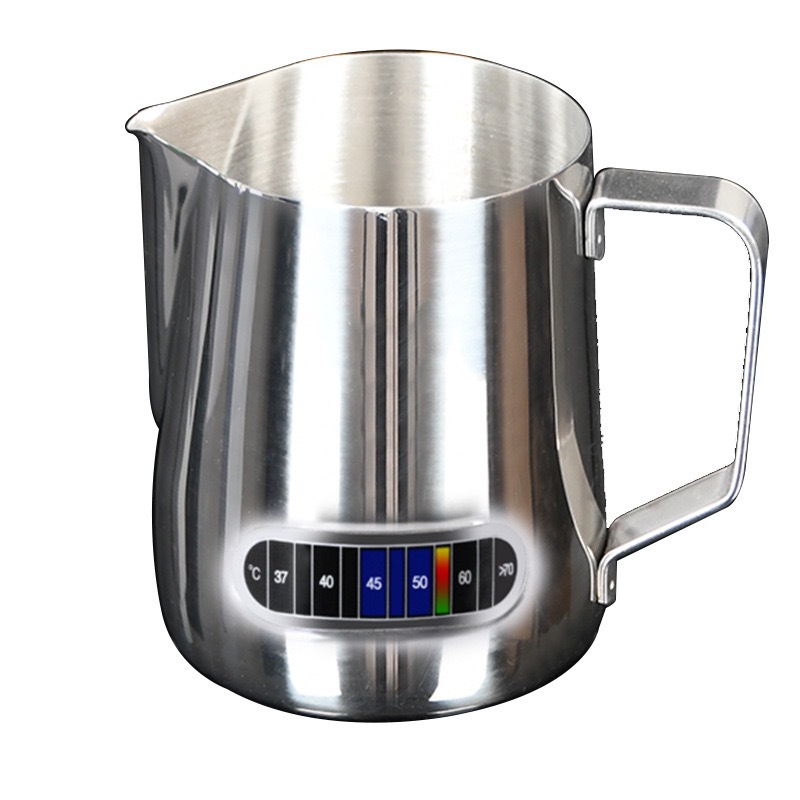 Barista Milk Jug - 12/20oz Milk Frothing Pitcher 350/600ML Temperature
