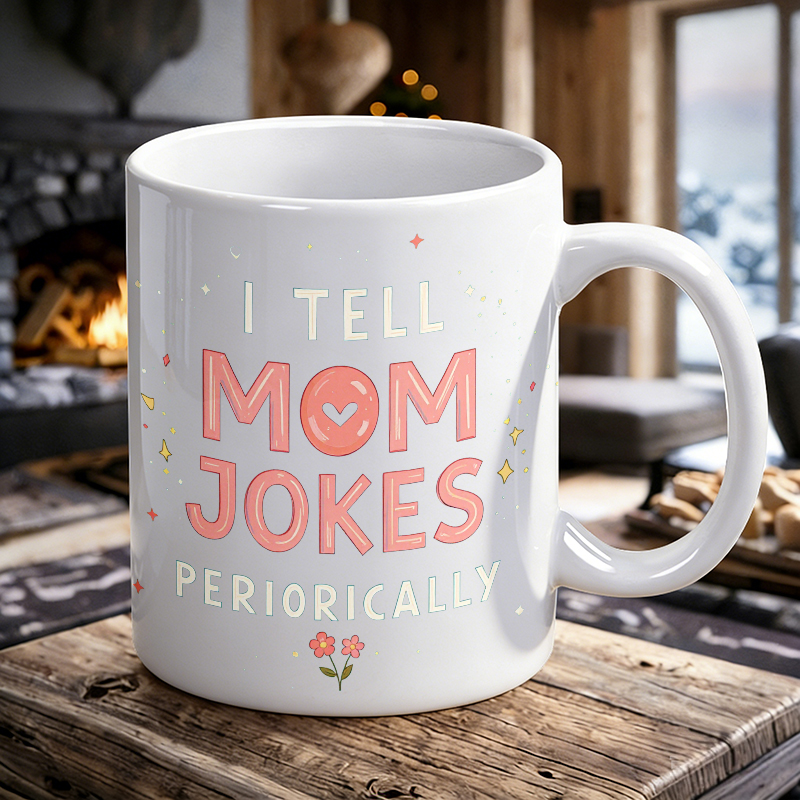 Cup & Mug Set, I Tell Mom Joke - огляд і ціна Coffee Tea Joke