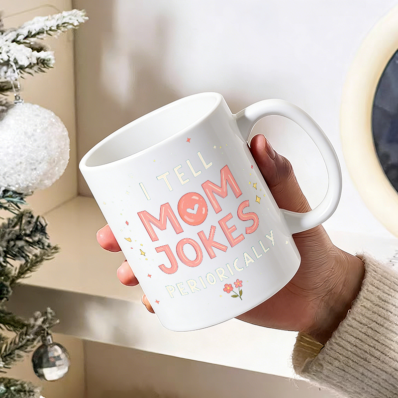 Cup & Mug Set, I Tell Mom Joke - огляд і ціна Coffee Tea Joke