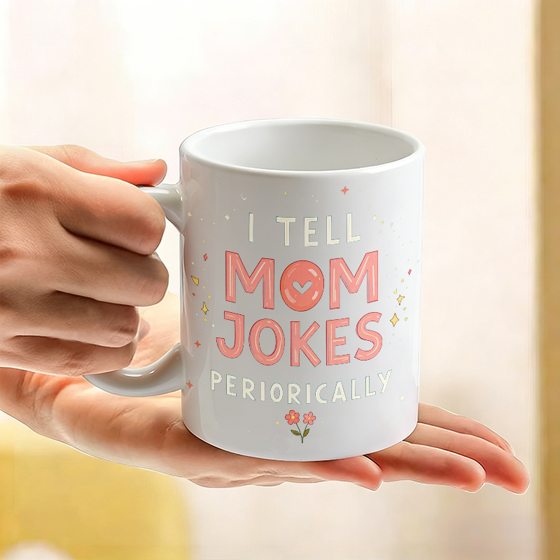 Cup & Mug Set, I Tell Mom Joke - огляд і ціна Coffee Tea Joke