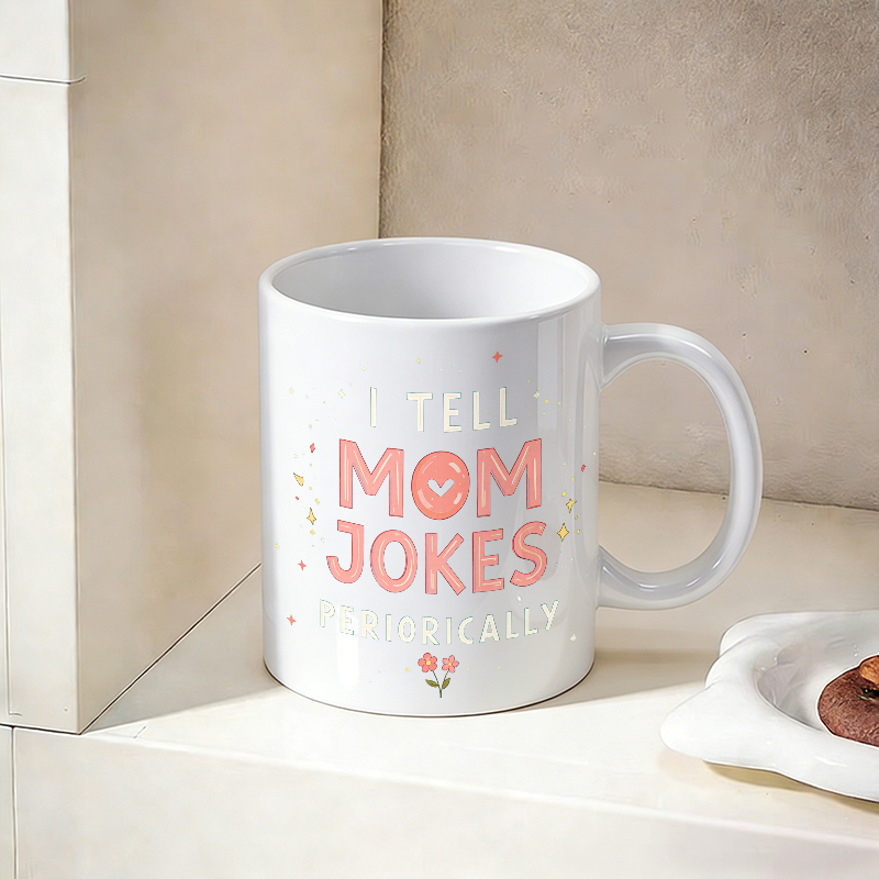 Cup & Mug Set, I Tell Mom Joke - огляд і ціна Coffee Tea Joke
