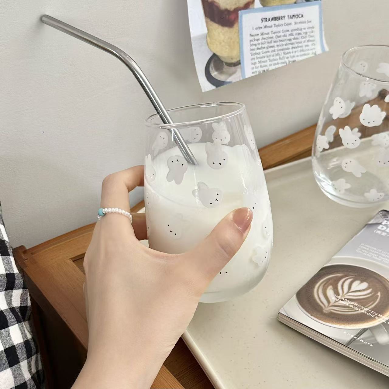 Cute Miffy Rabbit Printed Glas - огляд і ціна Coffee Tea