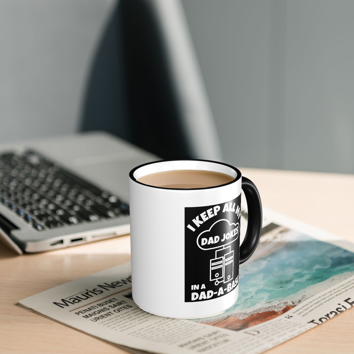 I Keep All My Dad Jokes In A D - огляд і ціна Coffee Tea Joke