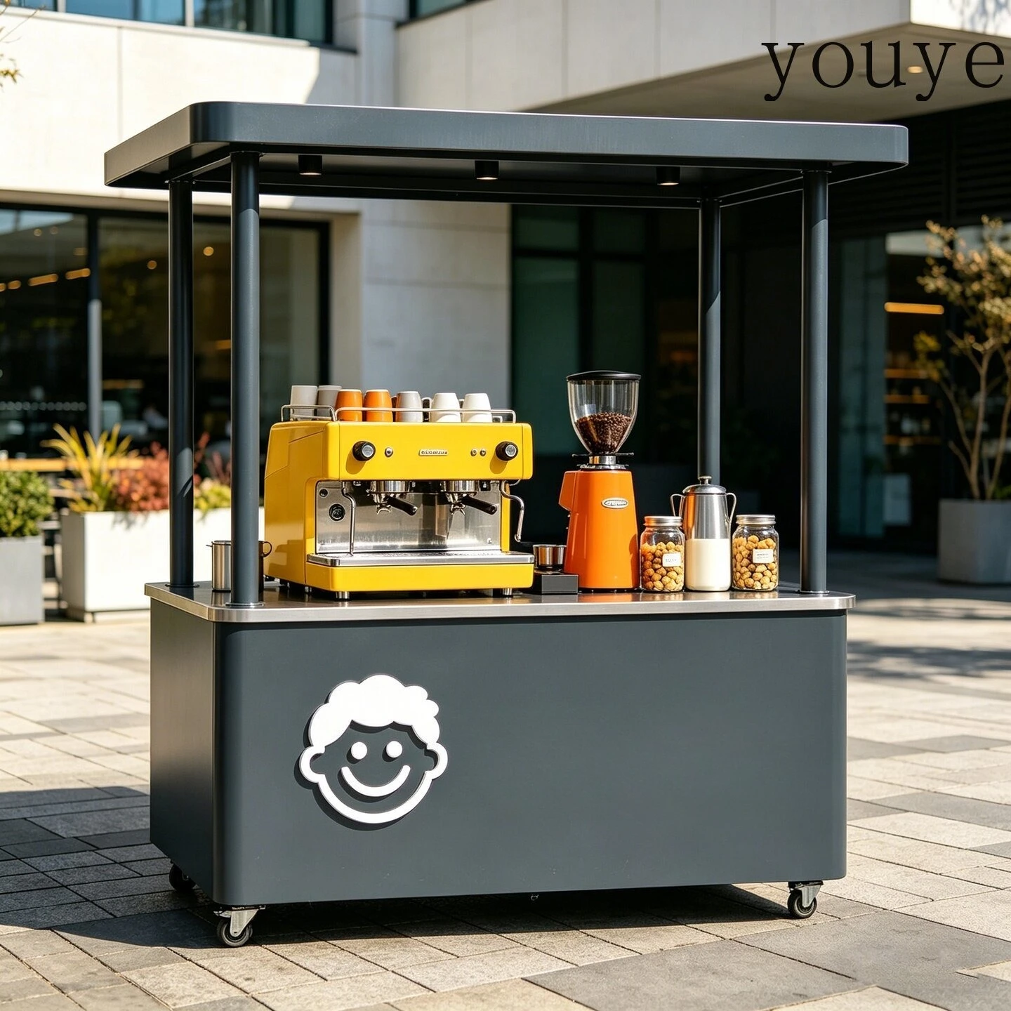eDJ Iron wrought stalls carts  - огляд і ціна Coffee Tea Vendor