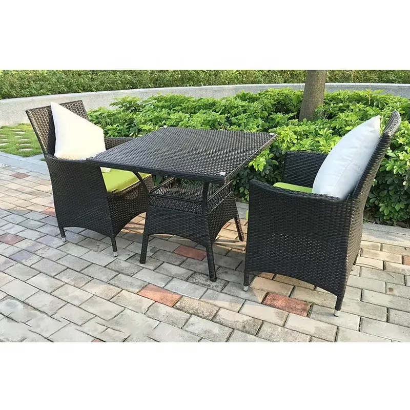 Outdoor Rattan Table and Chair - огляд і ціна Coffee Tea Garden