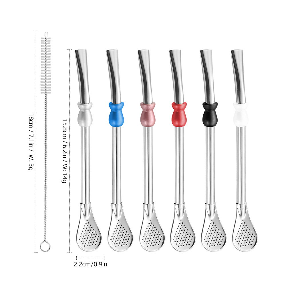 Hot Sale Reusable Straw Spoon  - огляд і ціна Dispenser Coffee And Tea
