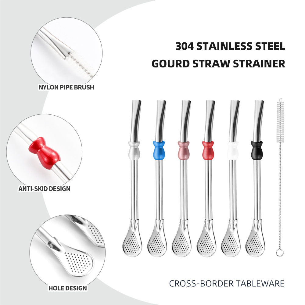 Hot Sale Reusable Straw Spoon  - огляд і ціна Dispenser Coffee And Tea