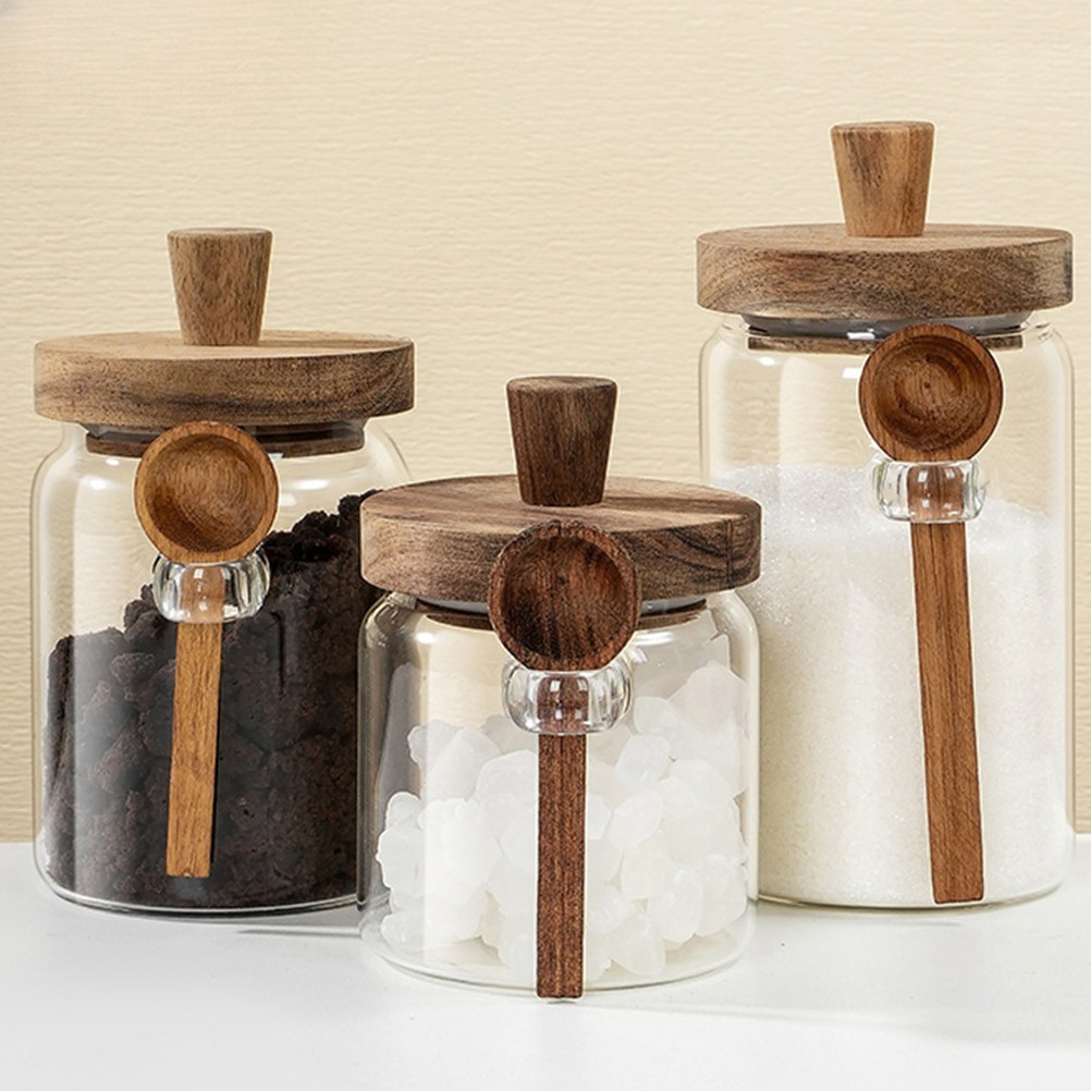 Transparent Glass Food Storage - огляд і ціна Coffee Tea Jars