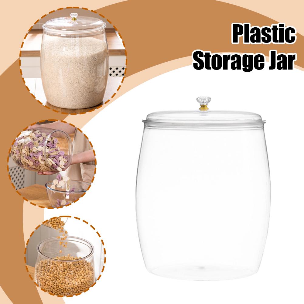 Large Transparent Plastic Seal - огляд і ціна Coffee Tea Jars