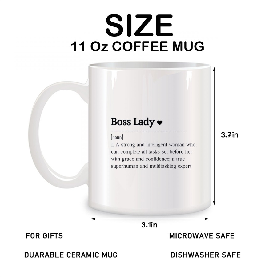 Boss Lady Mugs For Like A Boss - огляд і ціна Coffee Tea Like