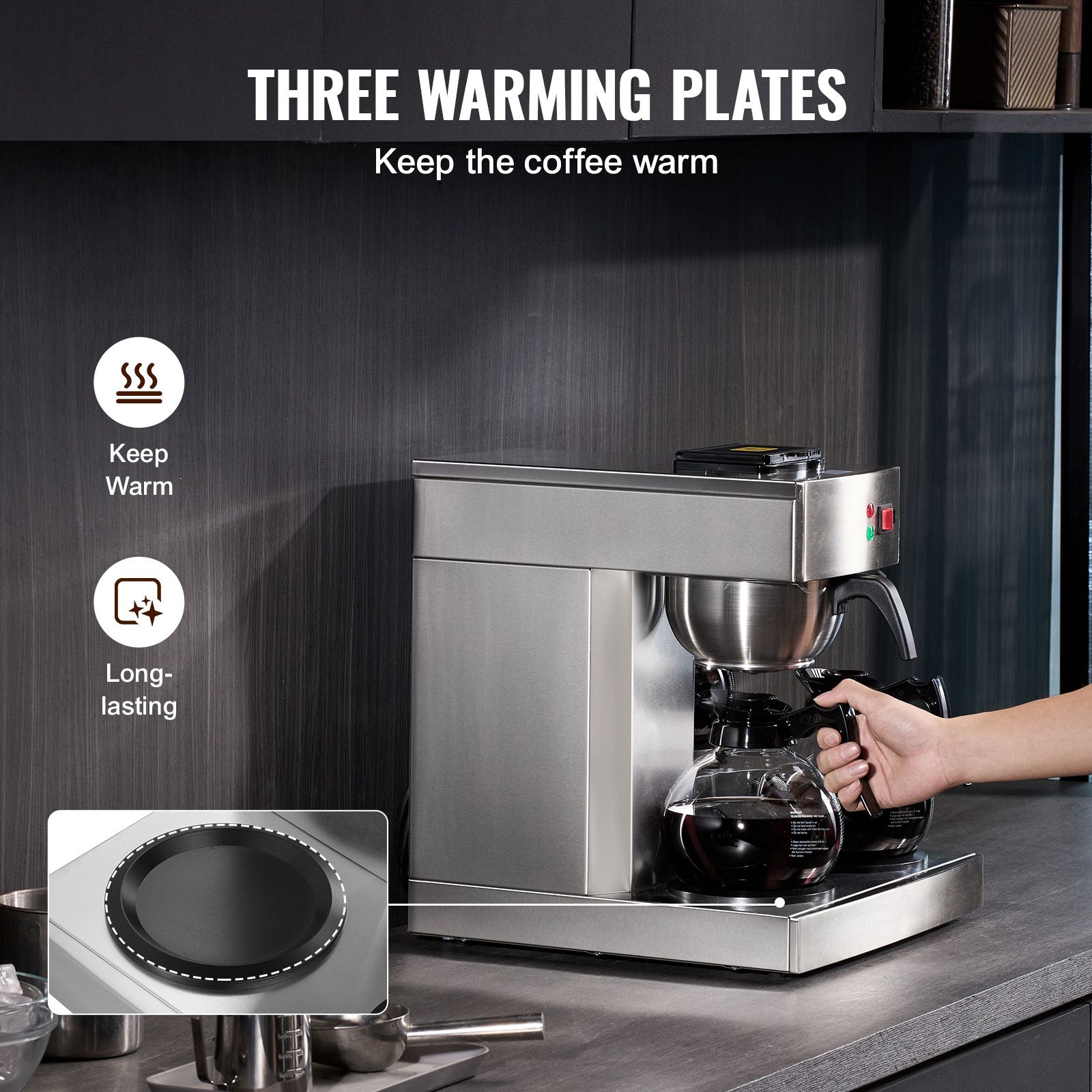 12 Cups Commercial Drip Coffee - огляд і ціна Coffee & Tea Haus