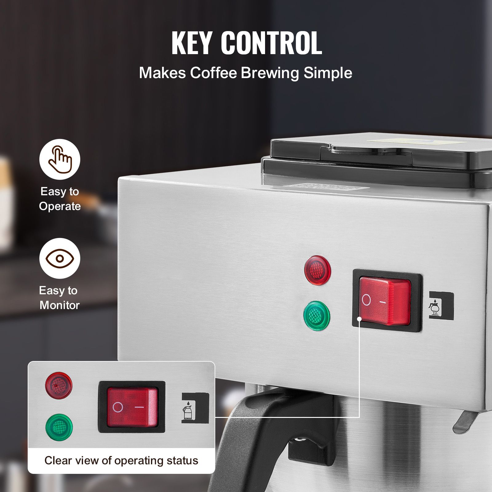 12 Cups Commercial Drip Coffee - огляд і ціна Coffee & Tea Haus