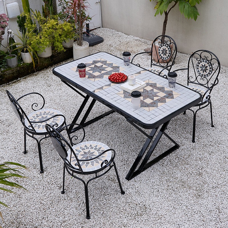 Garden Outdoor Table Chair Set - огляд і ціна Coffee Tea Garden