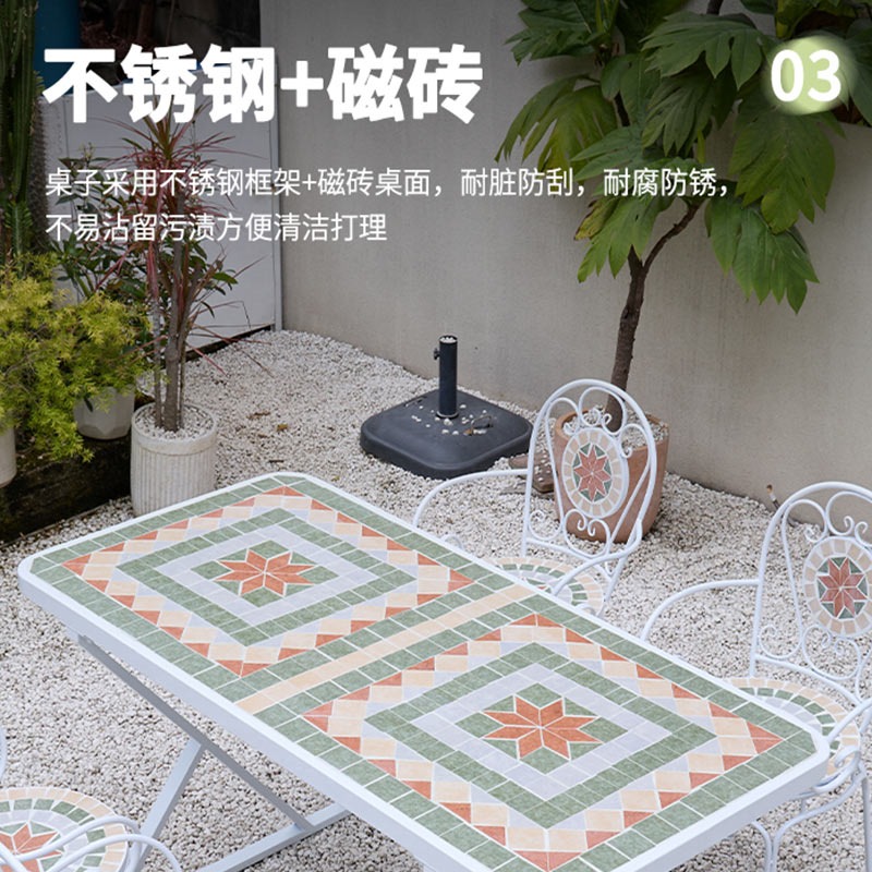 Garden Outdoor Table Chair Set - огляд і ціна Coffee Tea Garden