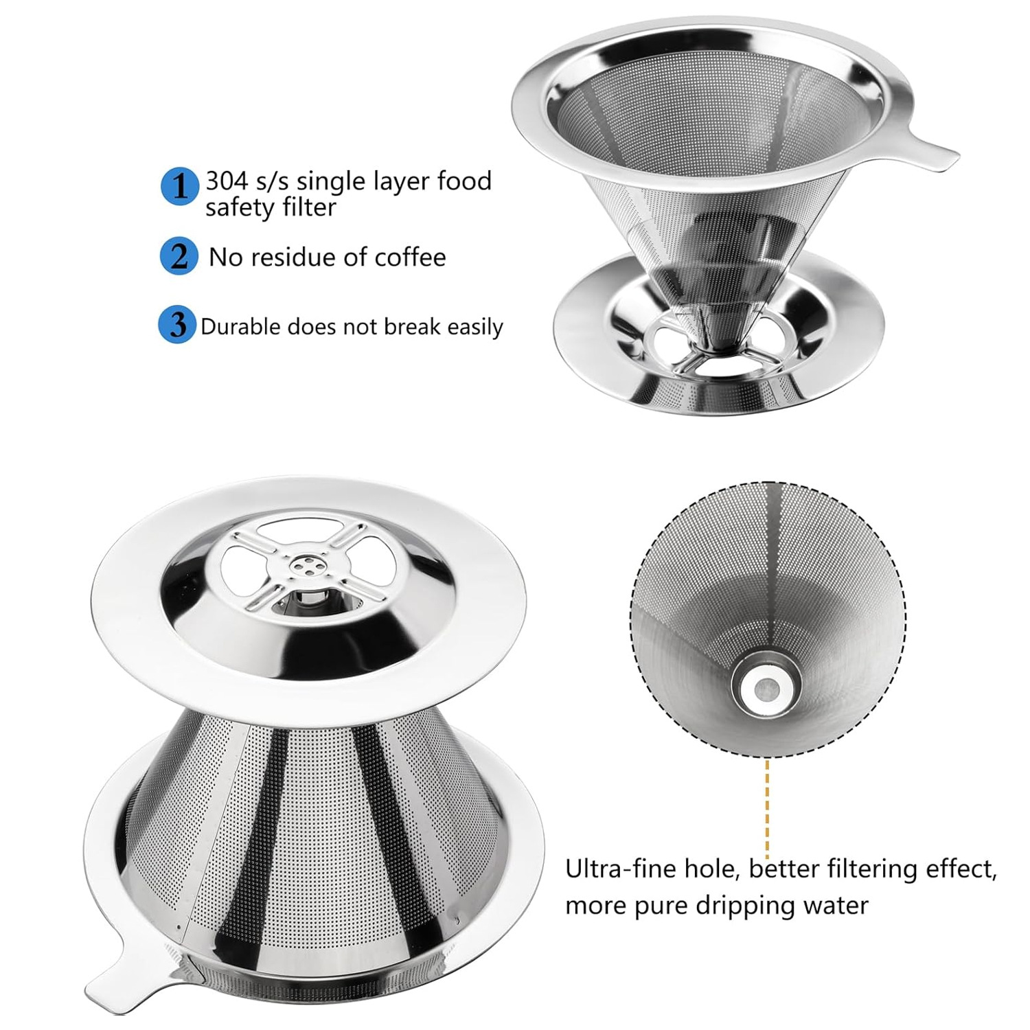 Reusable Coffee Filter Holder  - огляд і ціна Dispenser Coffee And Tea