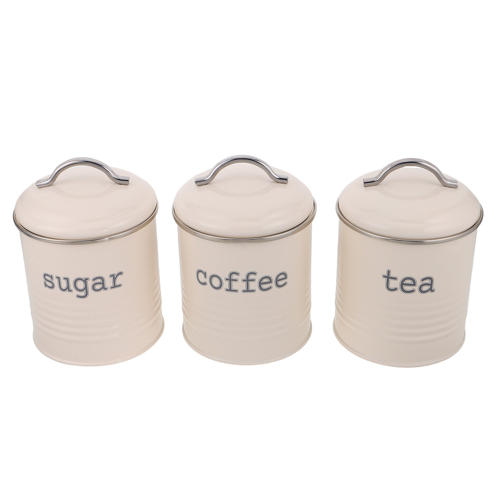 3Pcs Sealed Coffee Bean Contai - огляд і ціна Coffee Tea Jars